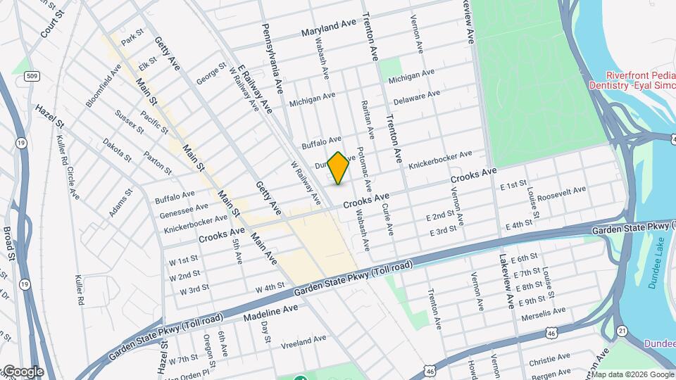 241 Crooks Ave Mapa y Detalles de la Ubicación