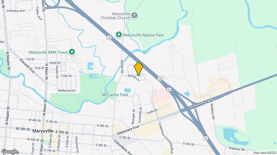 538 Surrey Ln Mapa y Detalles de la Ubicación