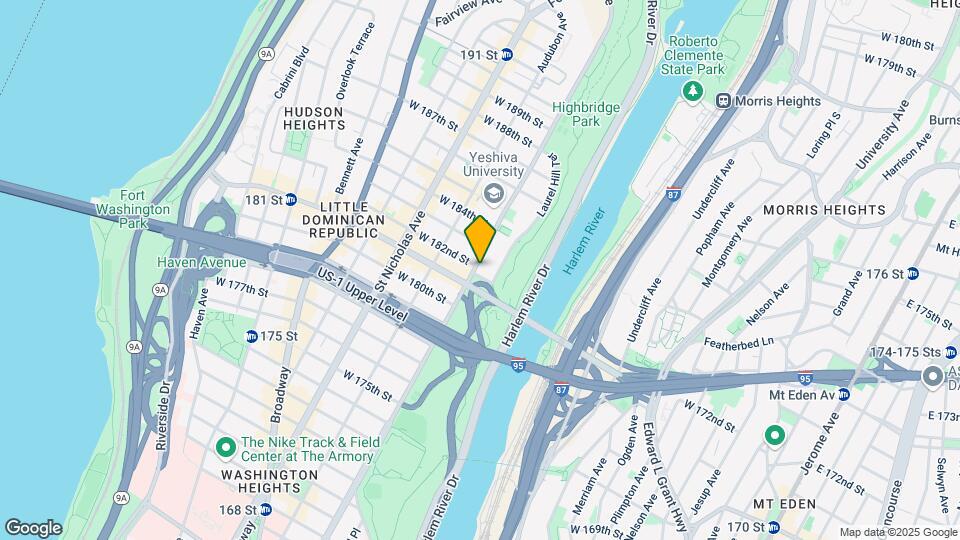 497 West 182 Map and Location Details