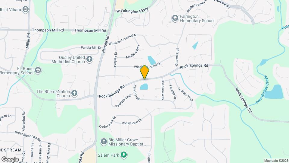 5545 Rock Springs Rd Map and Location Details
