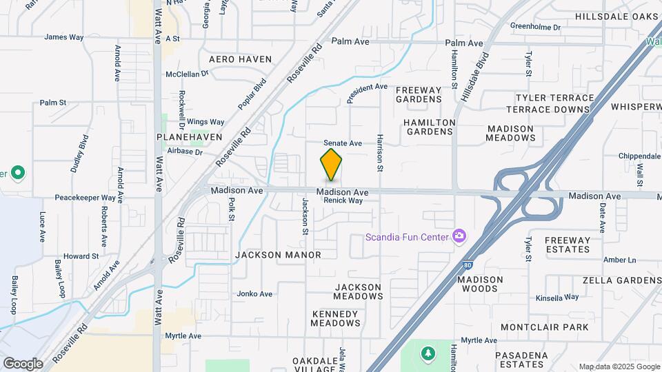 3941 Madison Ave Map and Location Details