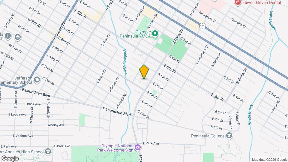 822 E 7th St Map and Location Details