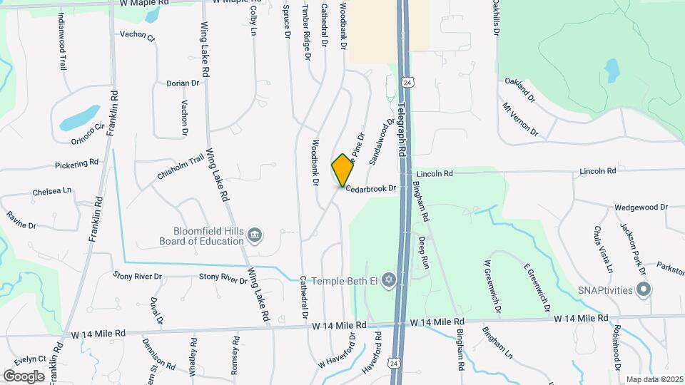 7011 White Pine Dr Map and Location Details
