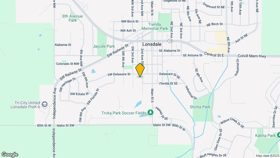 505-525 2nd Ave SW Mapa y Detalles de la Ubicación