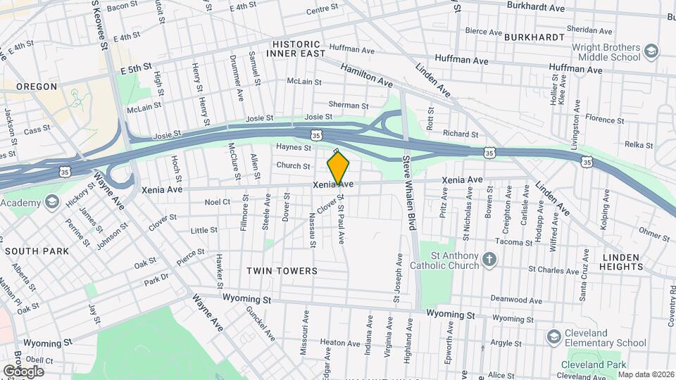 846-848 Xenia Ave Map and Location Details