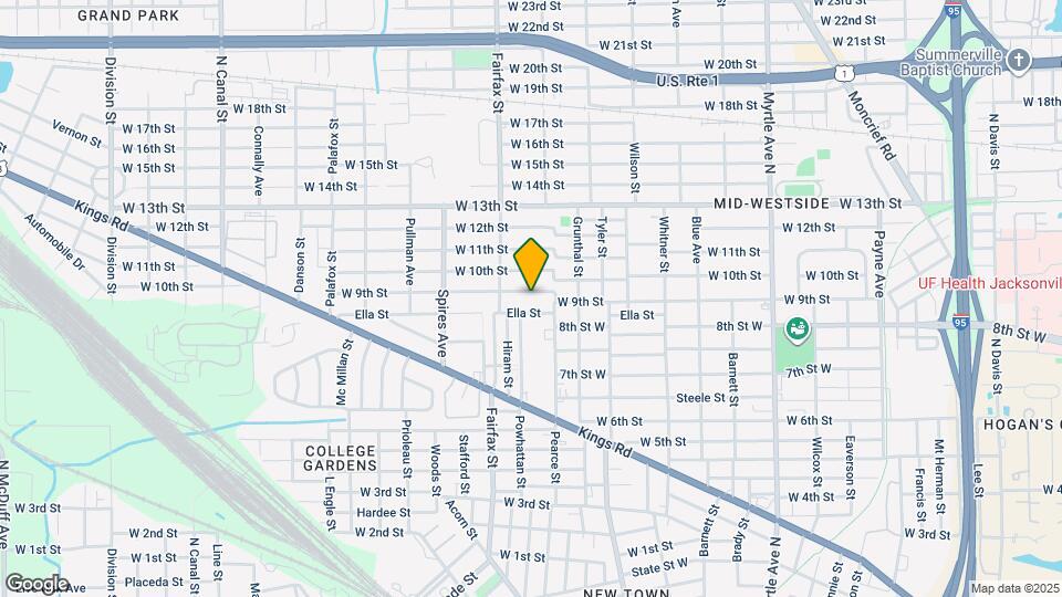1736 W 9th St Map and Location Details