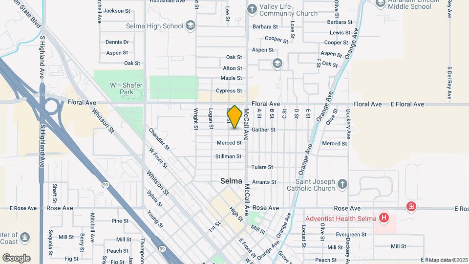 2033 Gaither St Map and Location Details