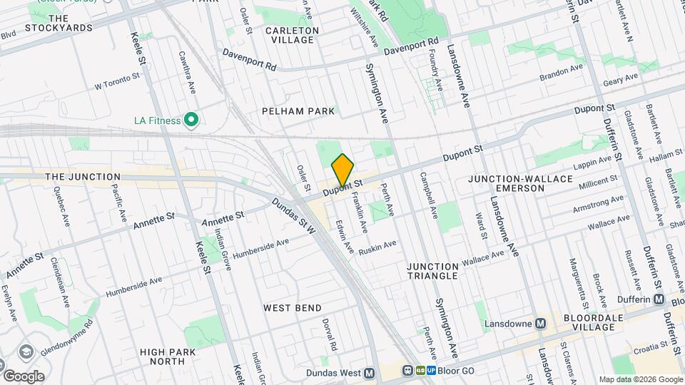 1611 Dupont St Map and Location Details