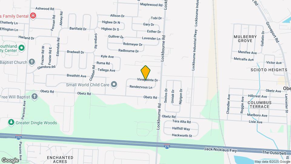 1129 Viewpointe Dr Map and Location Details