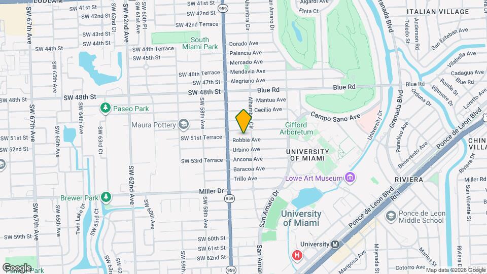 1511 Robbia Ave Mapa y Detalles de la Ubicación
