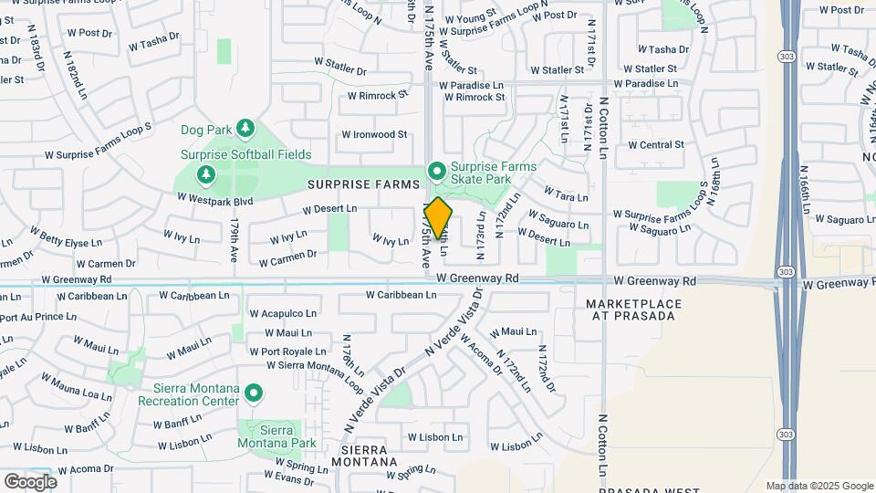 15512 N 174th Ln, Unit A Mapa y Detalles de la Ubicación