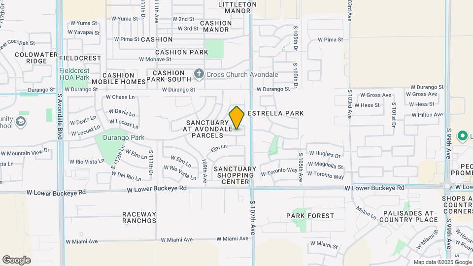 10748 W Mountain View Dr Map and Location Details