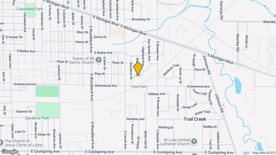 2311 Del Plain Ave Map and Location Details