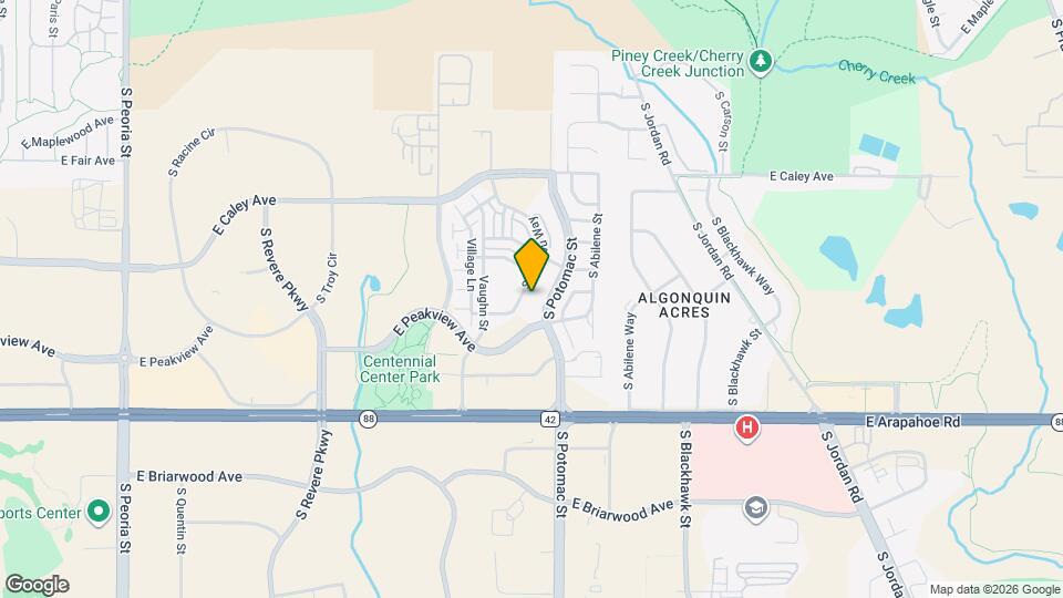 6465 S Potomac St Map and Location Details