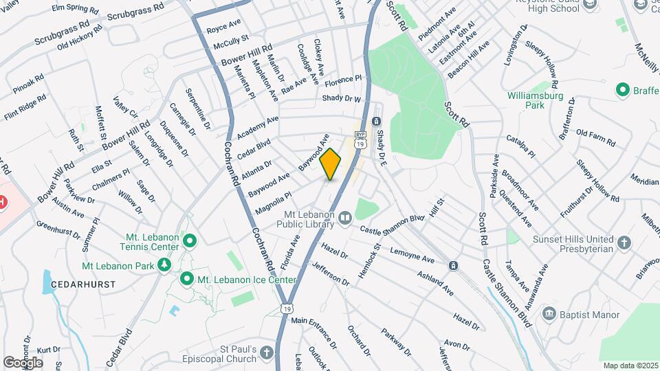 750 Washington Rd, Unit 301 Map and Location Details