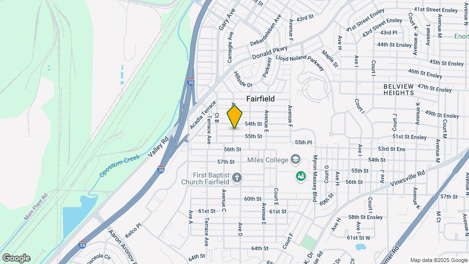 300 55th St Map and Location Details