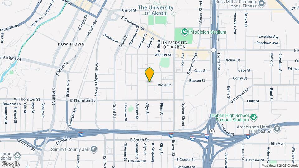 551 Allyn St Map and Location Details