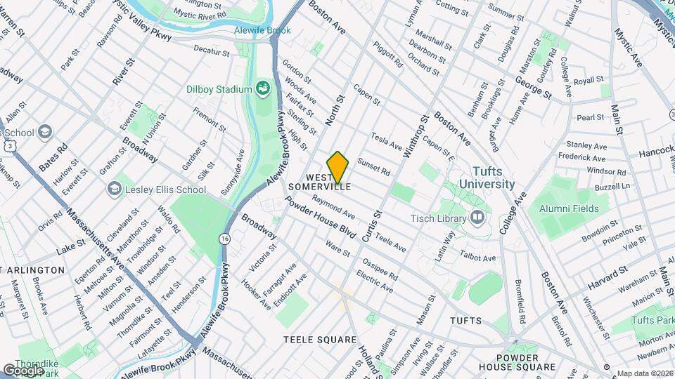 59 Conwell Ave, Unit 1 Map and Location Details