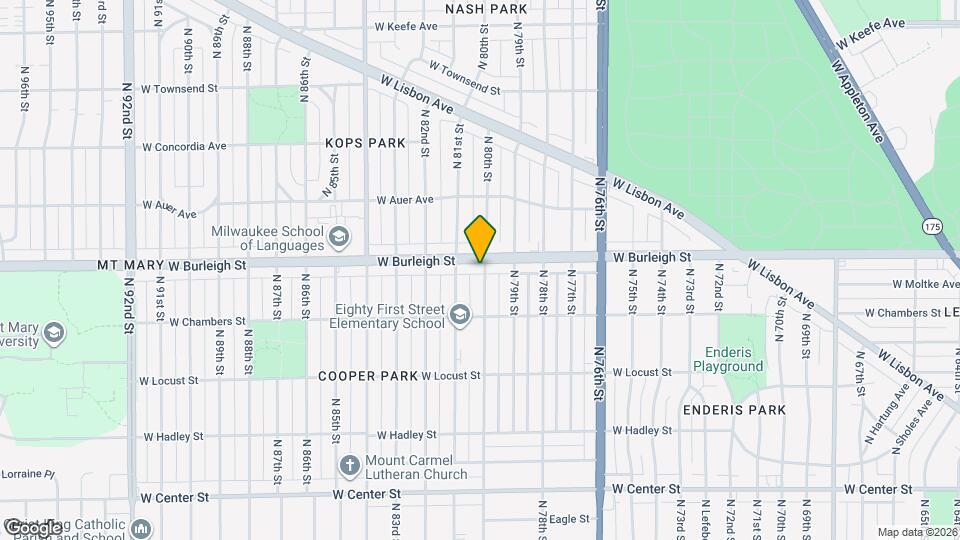 3075 N 80th St Map and Location Details