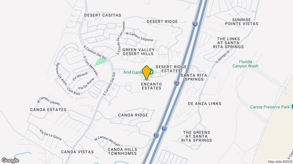 3050 S Placita de la Picaza Mapa y Detalles de la Ubicación