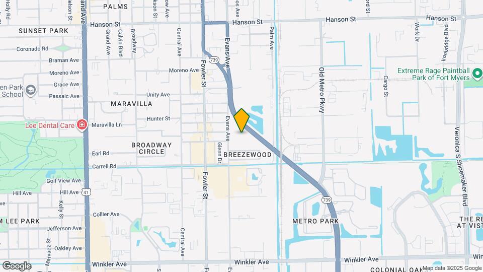 EKOS  on Evans Map and Location Details