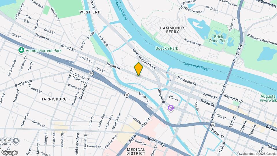 1606 Broad St Map and Location Details