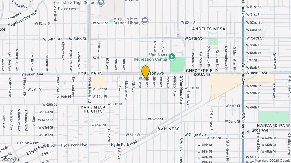 5835 5th Ave Mapa y Detalles de la Ubicación