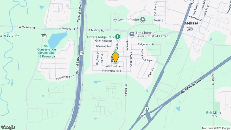 505 Basswood Ln Map and Location Details