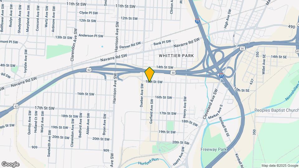 1507 Garfield Ave SW Mapa y Detalles de la Ubicación