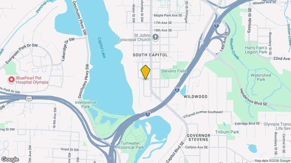 2412 Columbia St SW, Unit 2412 B Map and Location Details