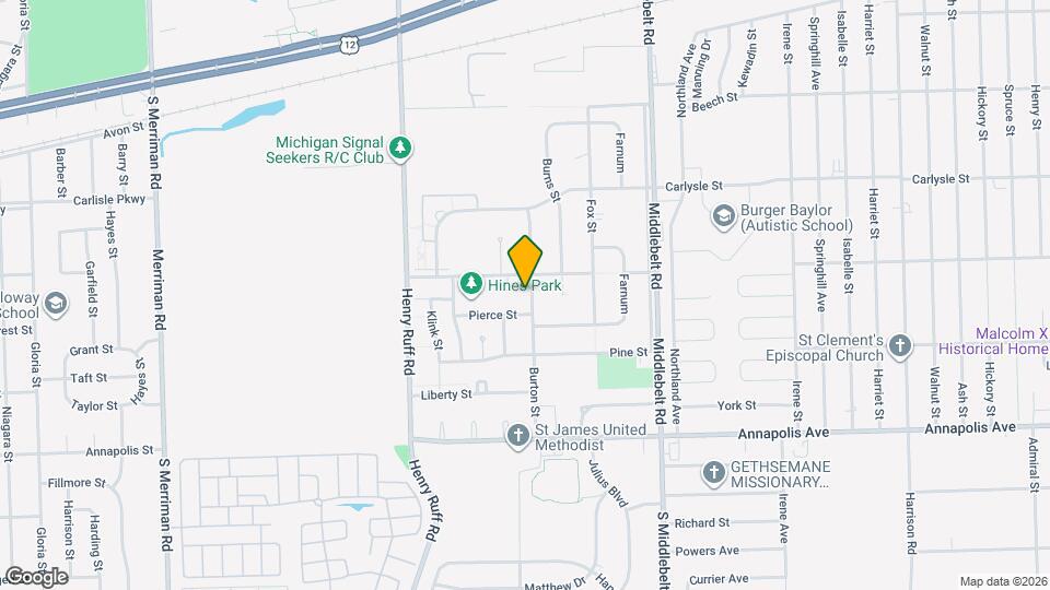 4052 Burton St Map and Location Details