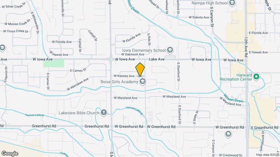 810 S Sunglow Ln Map and Location Details