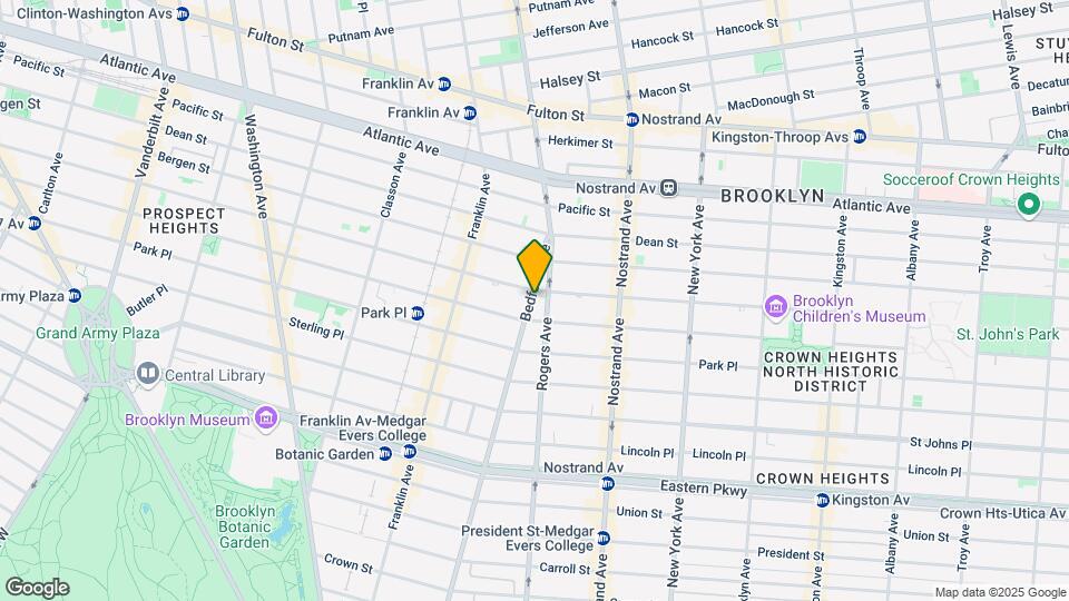 1403 Bedford Ave Map and Location Details