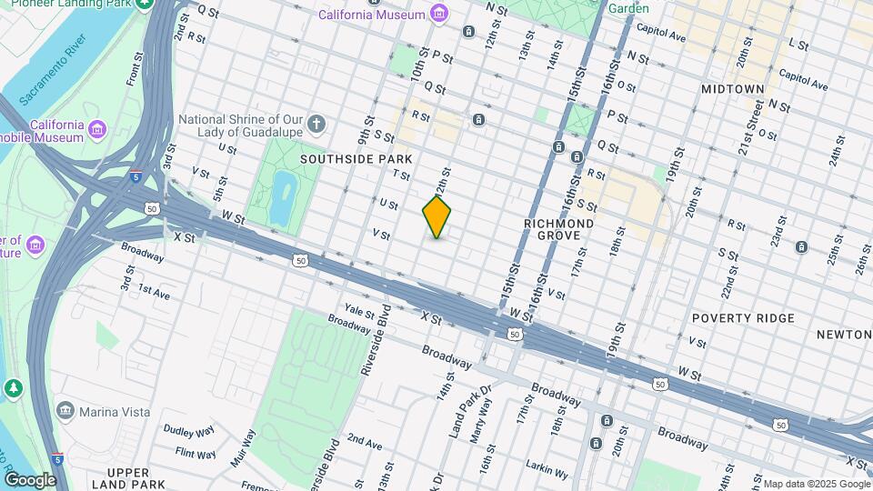 1213 V St Map and Location Details