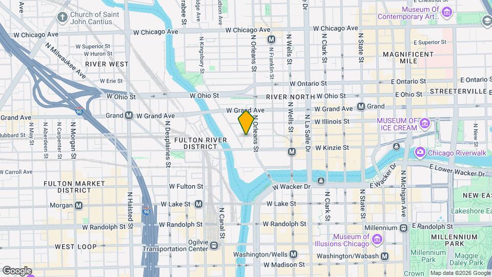 353 W Hubbard St Mapa y Detalles de la Ubicación