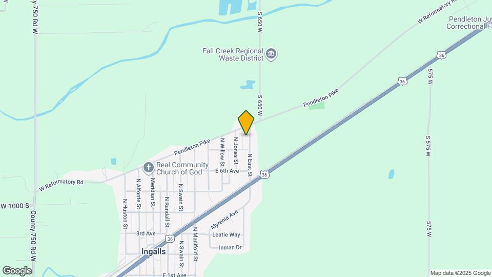 730 N East St Map and Location Details