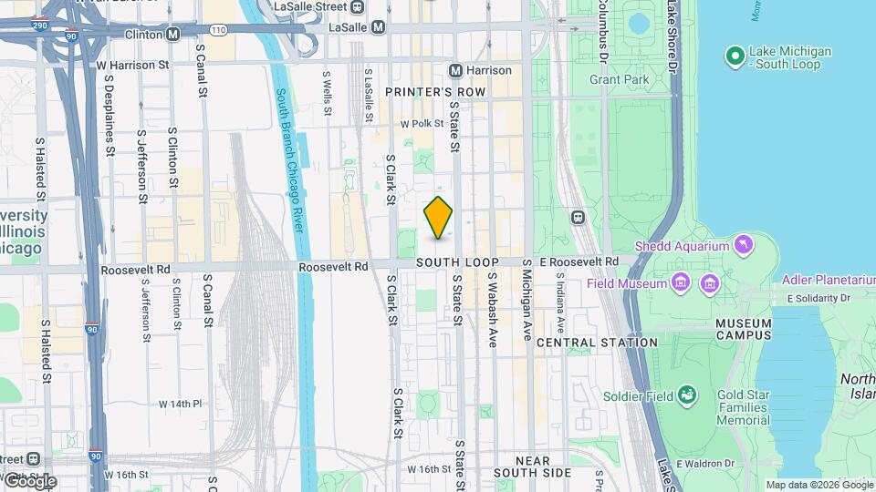 1169 S Plymouth Ct Mapa y Detalles de la Ubicación