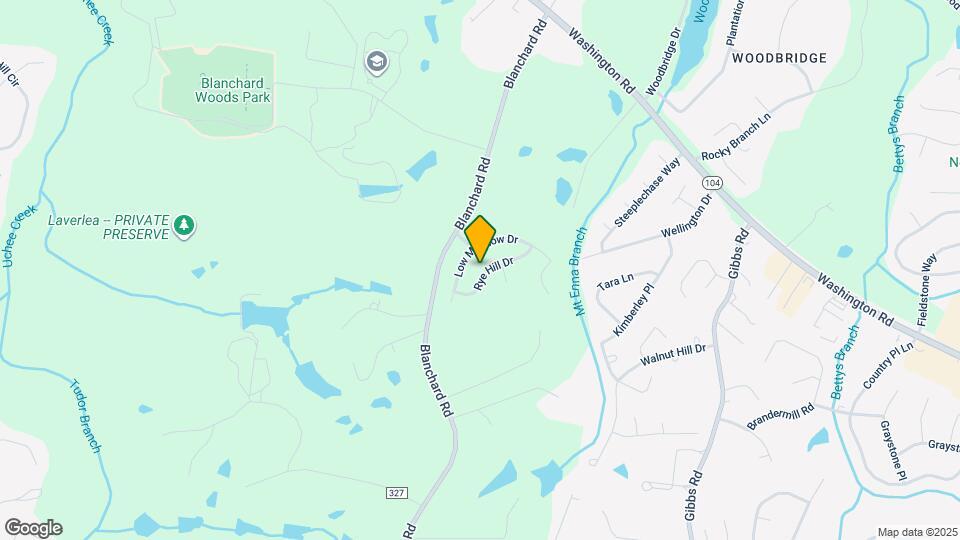 694 Rye Hill Dr Map and Location Details