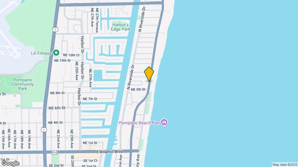 525 N Ocean Blvd Map and Location Details