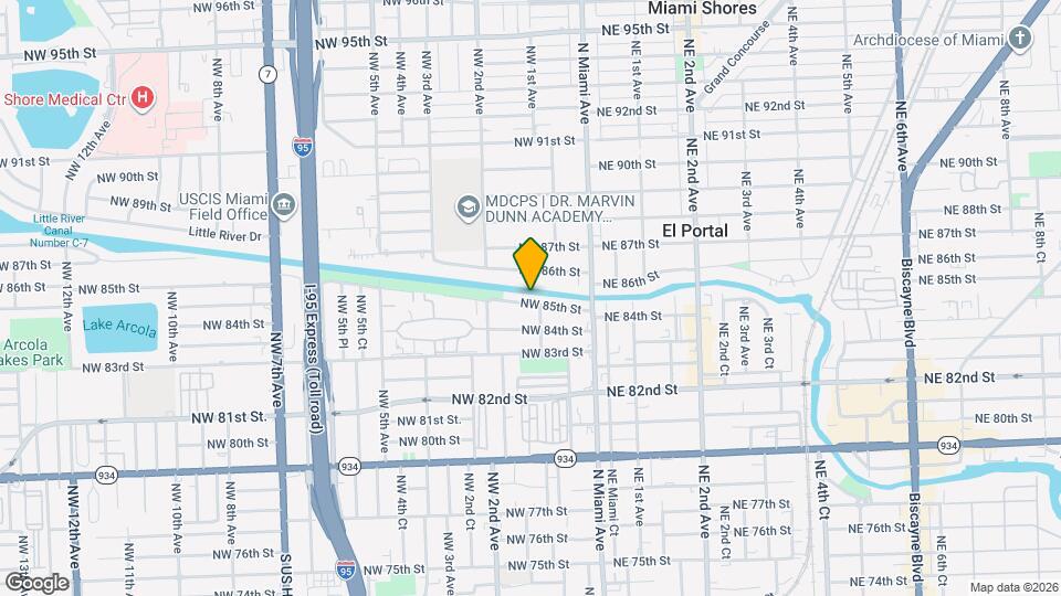 119 NW 85th St Mapa y Detalles de la Ubicación