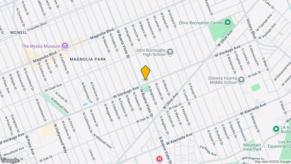 2403 W Verdugo Ave Map and Location Details