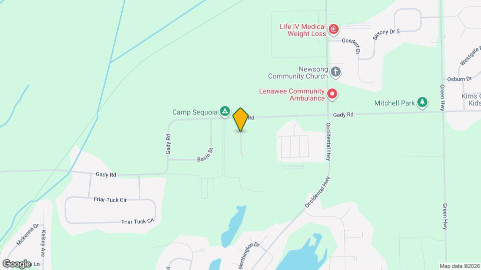 2761 Gady Pines Dr Map and Location Details