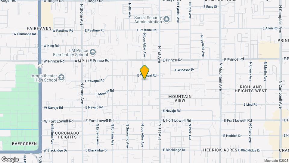 3426-3442 N Los Altos Ave Mapa y Detalles de la Ubicación
