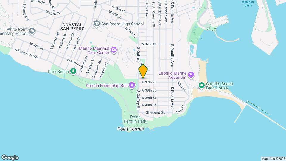 726 W 37th St Map and Location Details