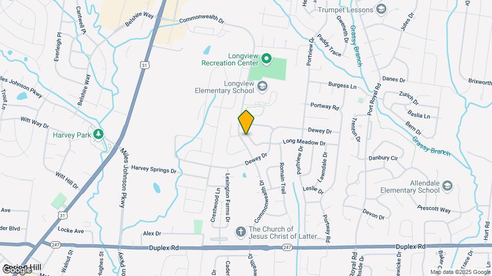 1034 Persimmon Dr Map and Location Details