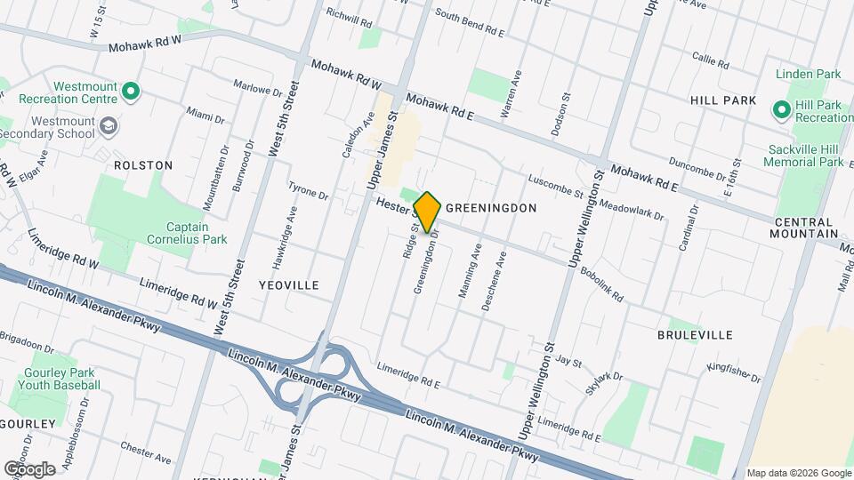 18 Greeningdon Dr, Unit Lower Map and Location Details