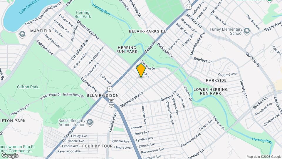 3117 Chesterfield Ave Map and Location Details