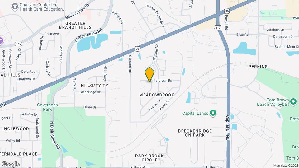 754 Silver Maple Dr Map and Location Details