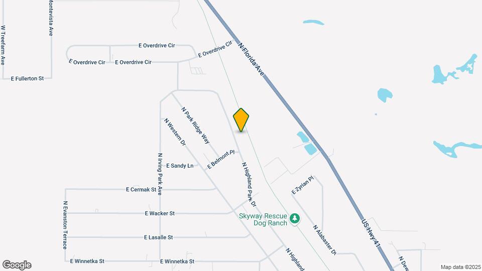 5697 N Highland Park Dr Map and Location Details