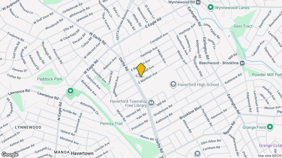 8 E Marthart Ave, Unit B Map and Location Details